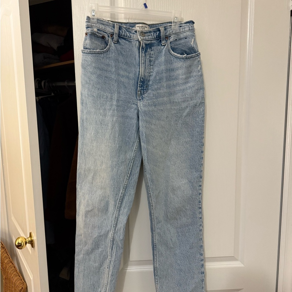 Abercrombie & Fitch High the 90s ultra high straight jeans